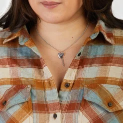 Fashion RockLove Jewelry Dungeons and Dragons X RockLove Holga Molten Axe Necklace