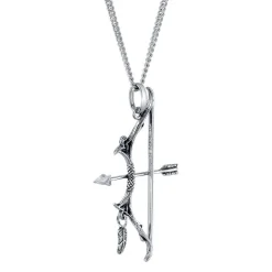 Online RockLove Jewelry Dungeons and Dragons X RockLove Ranger Bow and Arrow Necklace
