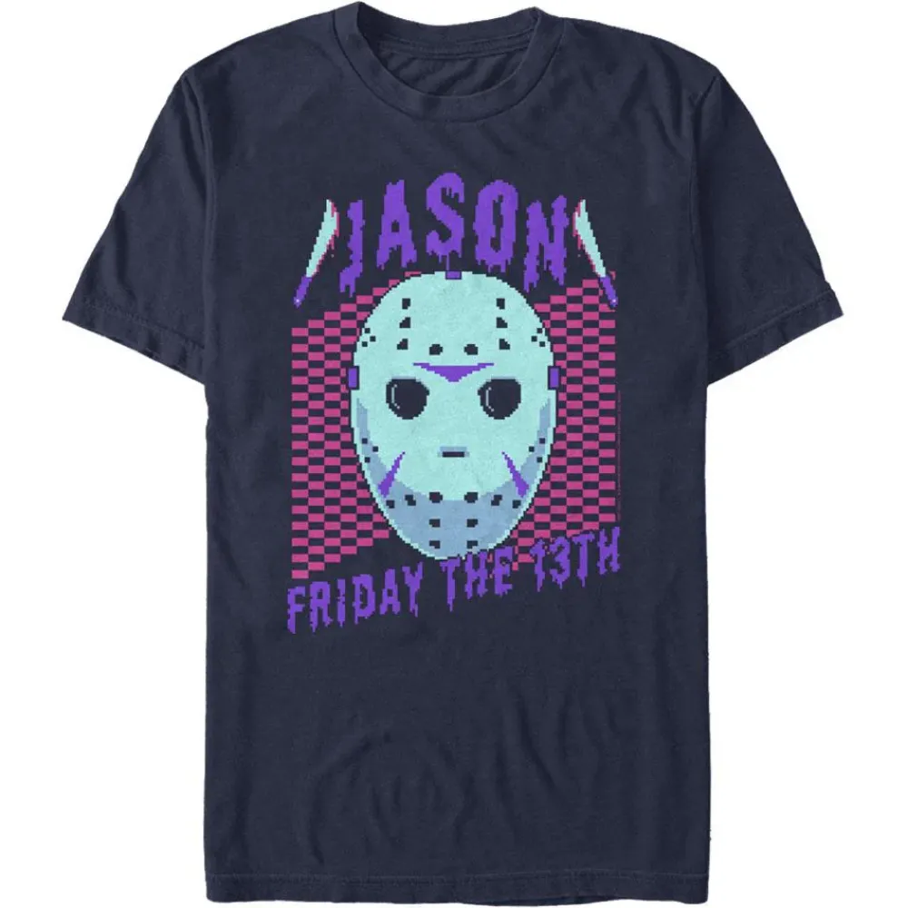 Fashion Fifth Sun Friday the 13th - 8 Bit Jason Game Over - T-Shirt