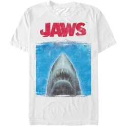 Sale Fifth Sun Jaws - Jaws Movie Poster Retro Fade - T-Shirt