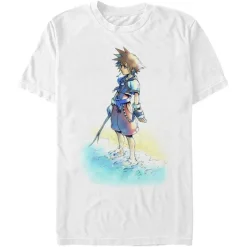 Clearance Fifth Sun Kingdom Hearts - Sora and the Waves - T-Shirt
