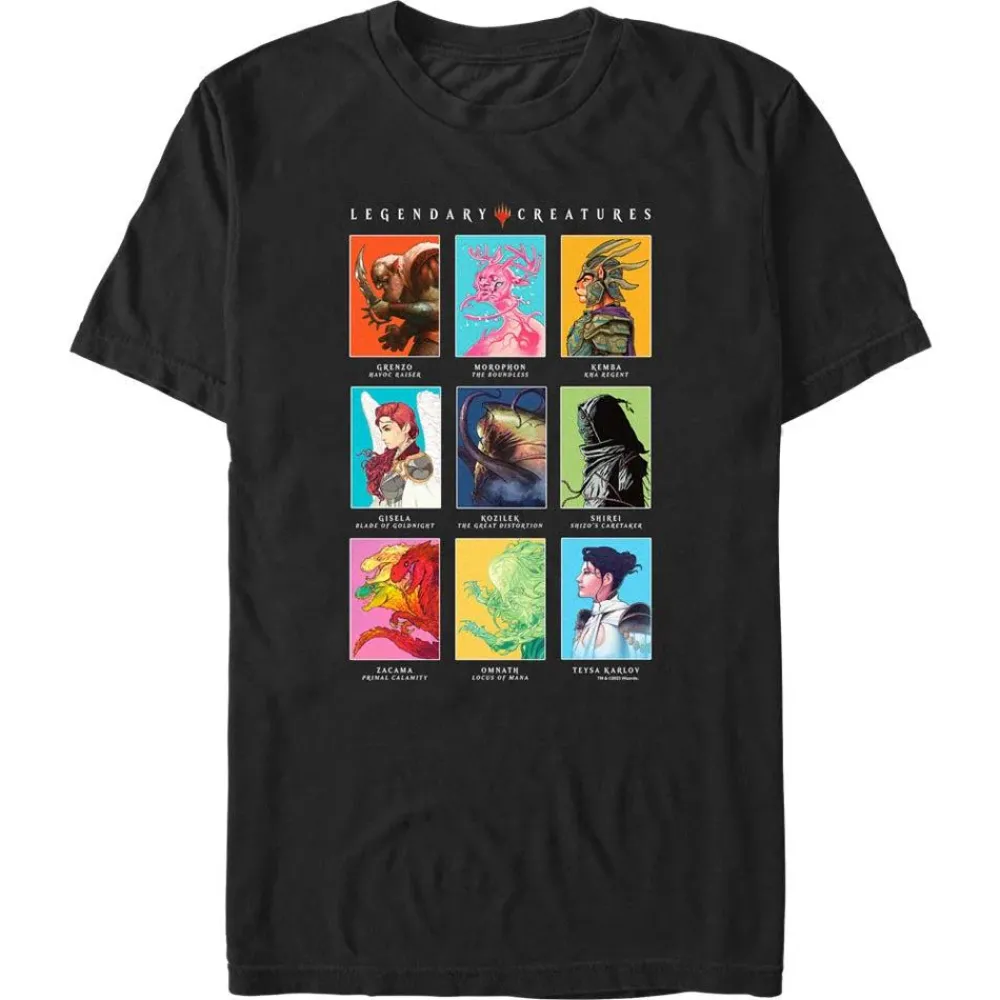 Outlet Fifth Sun Magic: The Gathering - Textbook Creatures - T-Shirt
