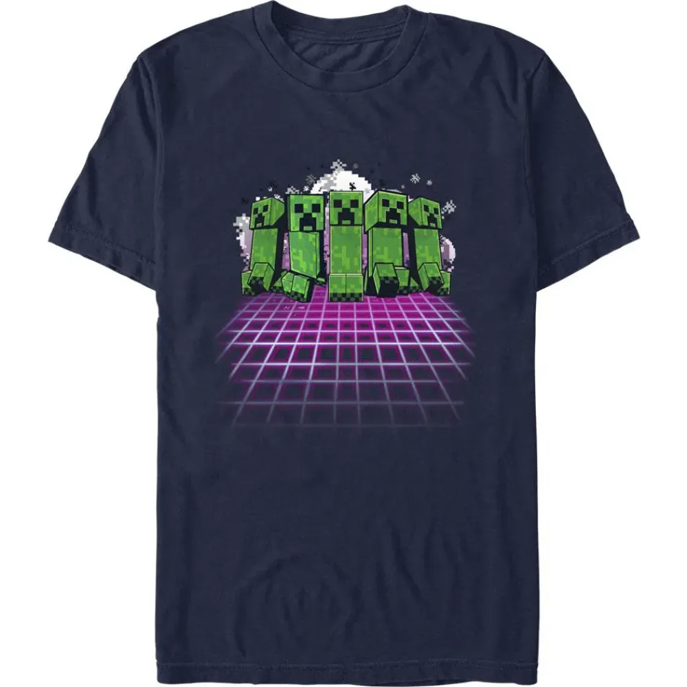 Online Fifth Sun Minecraft - Born Creeping - T-Shirt