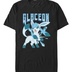 Online Fifth Sun Pokemon - Glaceon Ice Beam - T-Shirt