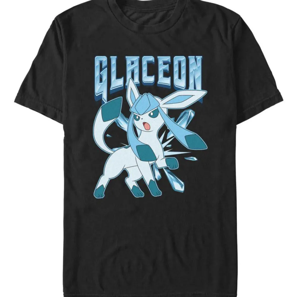 Online Fifth Sun Pokemon - Glaceon Ice Beam - T-Shirt