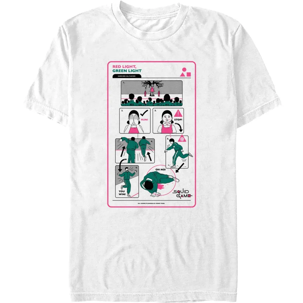 Fashion Fifth Sun Squid Game - Game One Instructions - T-Shirt