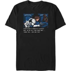 Online Fifth Sun Star Wars - 8-Bit Cinema Scene - T-Shirt