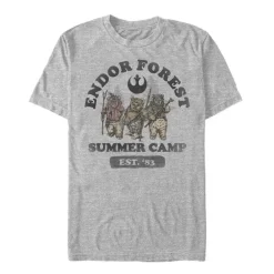 New Fifth Sun Star Wars - Endor Forest Summer Camp - T-Shirt