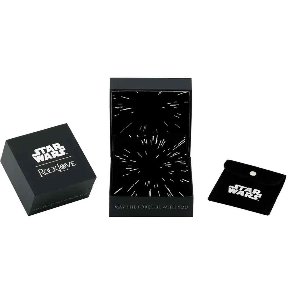 New RockLove Jewelry Star Wars X RockLove Grogu Crystal Stud Earrings