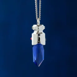 Outlet RockLove Jewelry Star Wars X RockLove Padawan Ahsoka Tano Blue Kyber Crystal Necklace