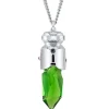 New RockLove Jewelry Star Wars X RockLove Padawan Ahsoka Tano Green Kyber Crystal Necklace