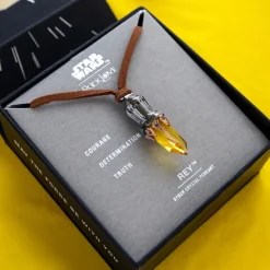 New RockLove Jewelry Star Wars X RockLove Rey Kyber Crystal Necklace
