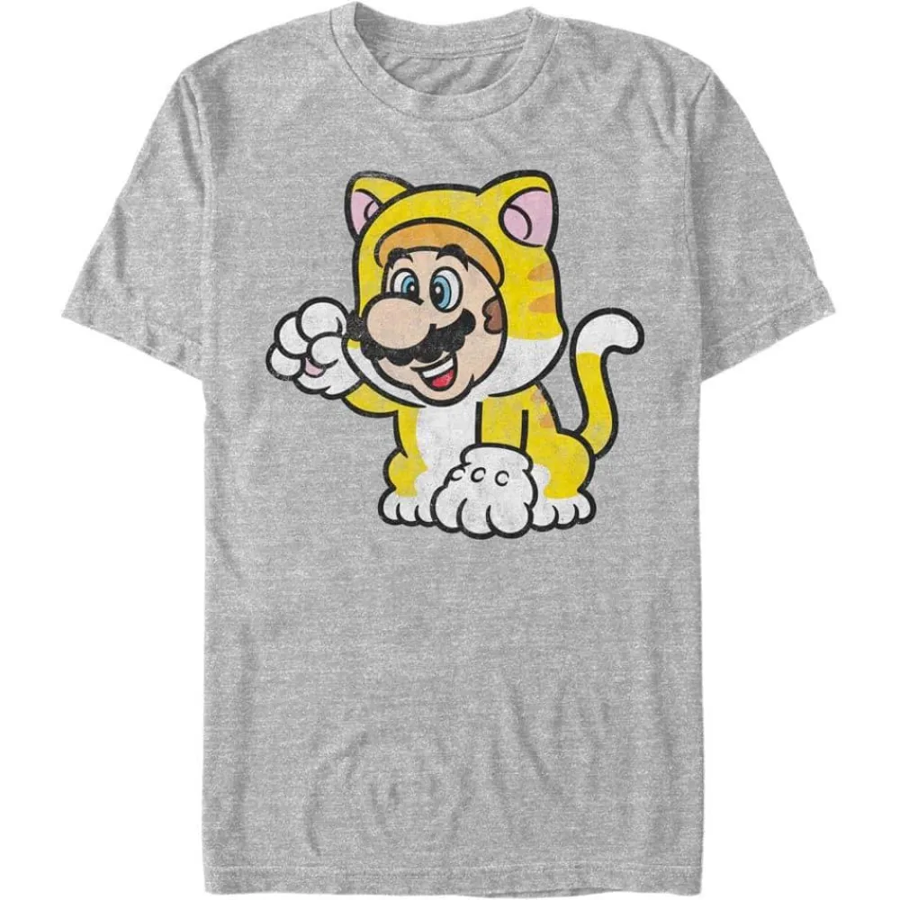New Fifth Sun Super Mario Bros. - Cat Mario Solo - T-Shirt