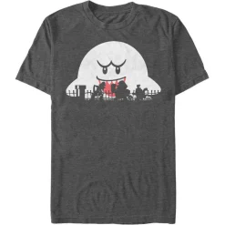 Best Fifth Sun Super Mario Bros. - Mario Halloween Silhouettes - T-Shirt