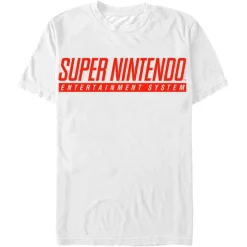 Discount Fifth Sun Super Nintendo - SNES Logo - White T-Shirt