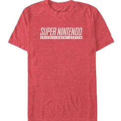 Fashion Fifth Sun Super Nintendo - SNES Logo Distressed - T-Shirt