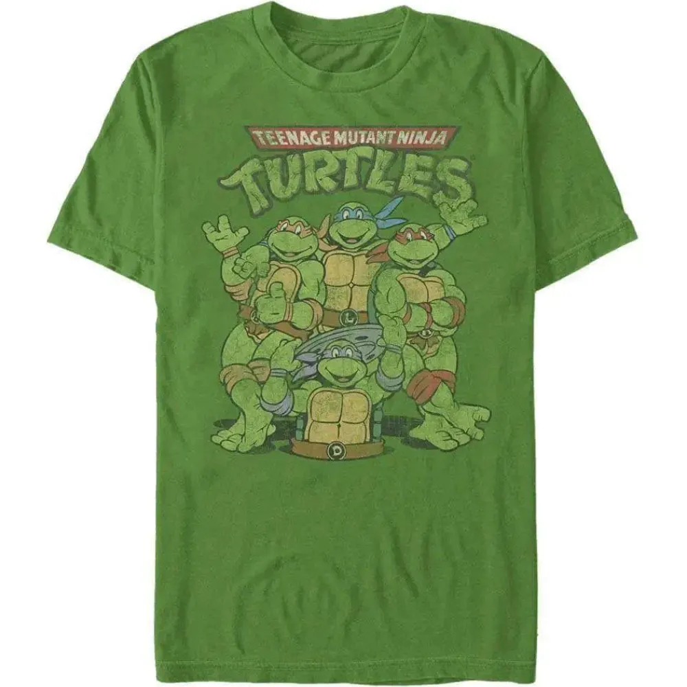 Fashion Fifth Sun Teenage Mutant Ninja Turtles - Classic Turtles Retro Fade - T-Shirt