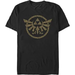 Sale Fifth Sun The Legend of Zelda - Hyrule Crest Gold - T-Shirt
