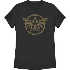 Online Fifth Sun The Legend of Zelda - Hyrule Crest Gold - T-Shirt