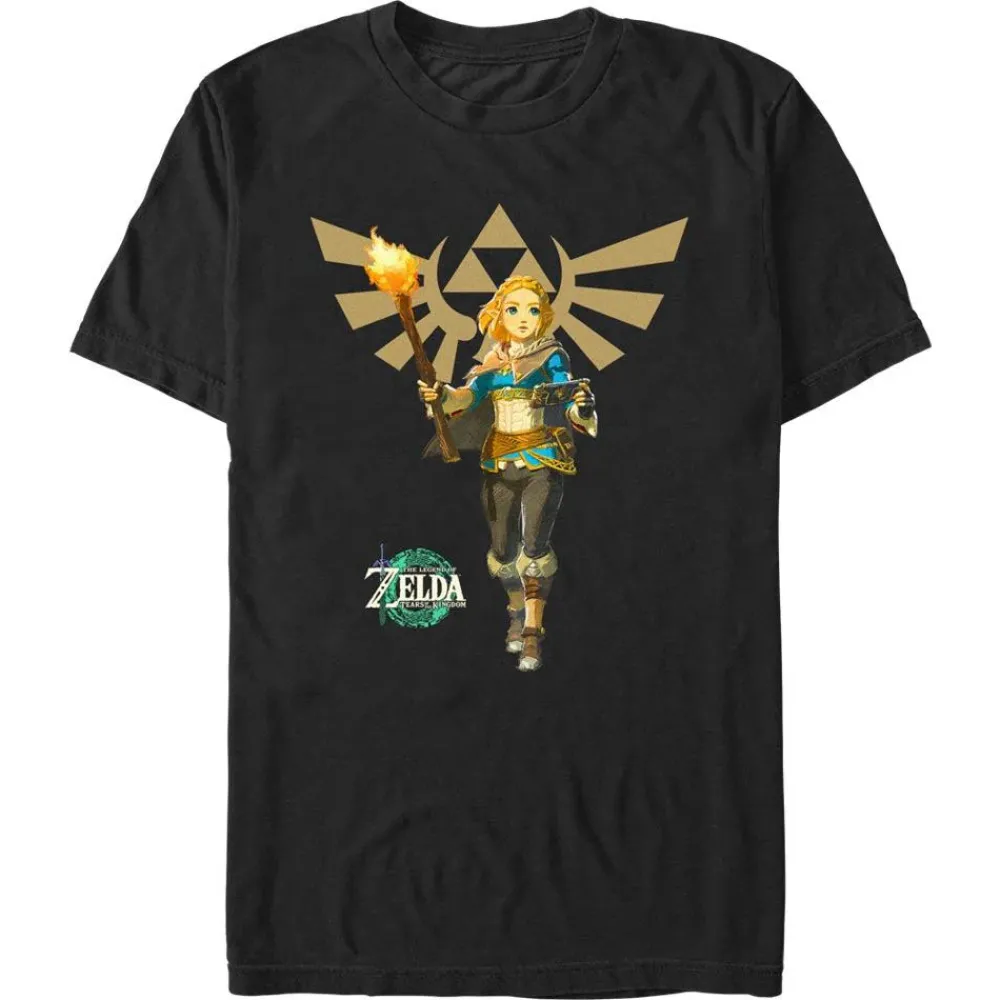 Clearance Fifth Sun The Legend of Zelda - Tears of the Kingdom Zelda Crest - T-Shirt