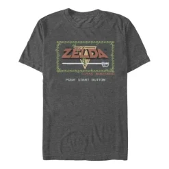 New Fifth Sun The Legend of Zelda - Zelda Press Start - T-Shirt