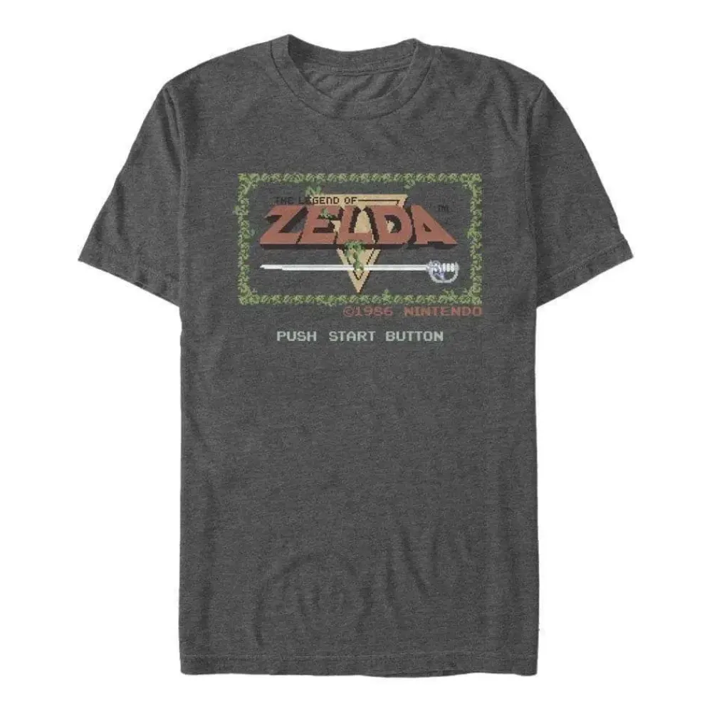 New Fifth Sun The Legend of Zelda - Zelda Press Start - T-Shirt